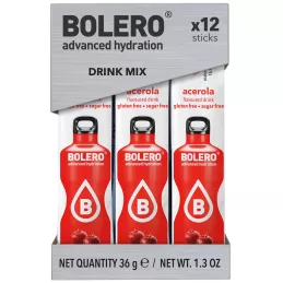 1.0) Acerola - Box of 12 Sachets/Sticks (12x3g) sugar-free drink - BOLERO®
