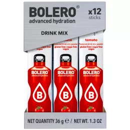 1.5) Tomato - Box of 12 Sachets/Sticks (12x3g) sugar-free drink - BOLERO®
