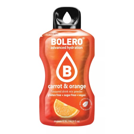 Carrot+Orange - 3g Sachet for 500ml of ready sugar-free drink - BOLERO®