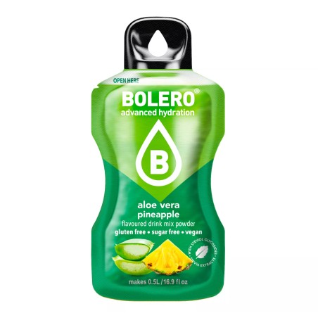 Aloe Vera+Pineapple - 3g Sachet for 500ml of ready sugar-free drink - BOLERO®