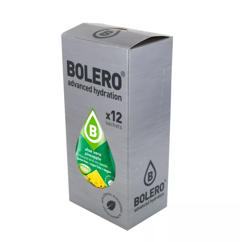Aloe Vera+Pineapple - Box of 12 Sachets (12x3g) sugar-free drink - BOLERO®