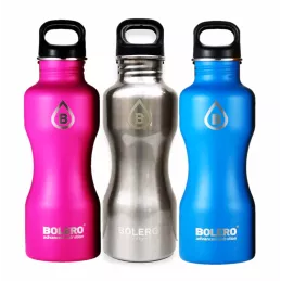 b) Branded Stainless Steel Drink Bottle 750ml  - BOLERO®