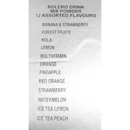 1) 12 Flavours - Hydration Pack of 12 Sachets (12x3g) Makes 6L. of Sugar-Free Drink - BOLERO®