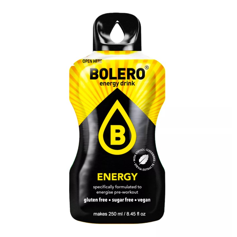 Energy Original - 7g, Sachet makes 250ml of ready sugar-free energetic drink - BOLERO®
