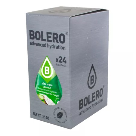 Aloe Vera+Coconut - Box of 24 Sachets (24x3g) sugar-free drink - BOLERO®