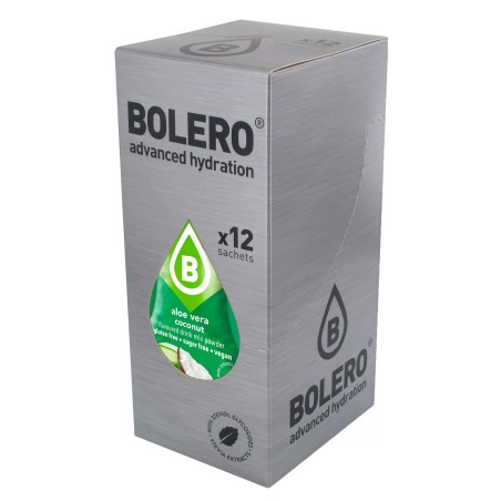 Aloe Vera+Coconut - Box of 12 Sachets (12x9g) sugar-free drink - BOLERO®