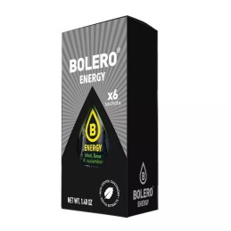 Energy Kiwi+Lime+Cucumber- Box of 6 Sachets (6x7g) sugar-free energetic drink - BOLERO®