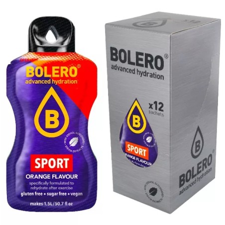 A2) Sport - Box of 12 Sachets (12x9g) sugar-free drink - BOLERO®