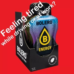 01) Energy 20 flavours - Box of 20 Sachets (20x7g) sugar-free energetic drink - BOLERO®