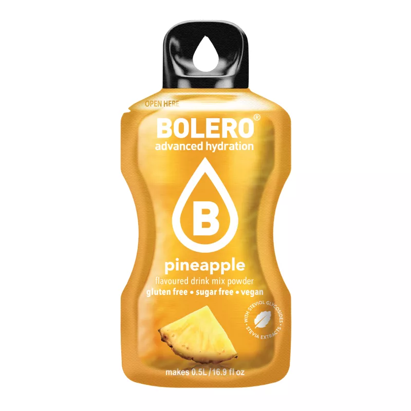 Pineapple - 3g Sachet for 500ml of ready sugar-free drink - BOLERO®