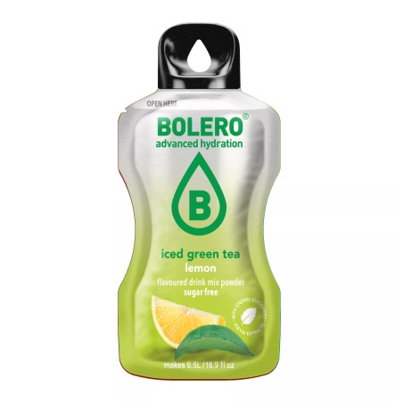 Iced Green Tea Lemon - 3g Sachet makes 500ml of ready sugar-free drink - BOLERO®