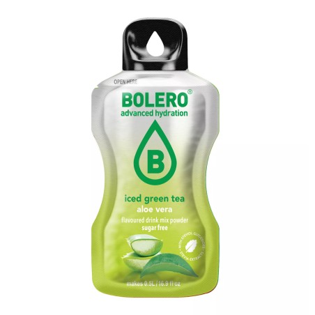 Iced Green Tea Aloe Vera - 3g Sachet makes 500ml of ready sugar-free drink - BOLERO®