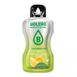 Iced Green Tea Citrus - Box of 12 Sachets (12x3g) makes 6L. of sugar-free drink - BOLERO®