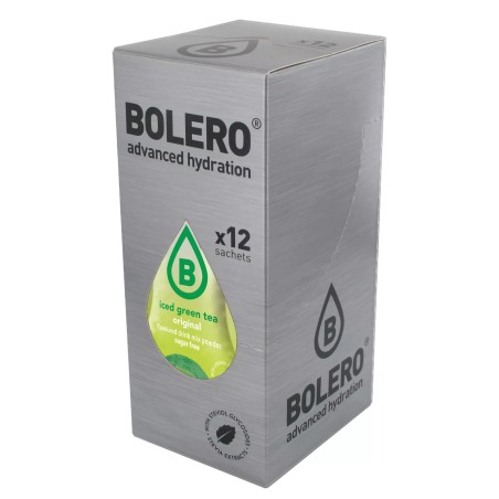 Iced Green Tea Original - Box of 12 Sachets (12x8g) makes 18L. of sugar-free drink - BOLERO®