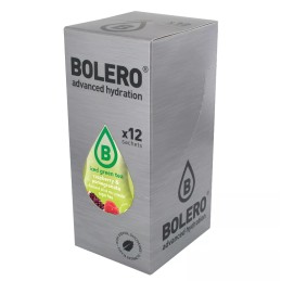 Iced Green Tea Raspberry+Pomegranate - Box of 12 Sachets (12x8g) makes 18L. of sugar-free drink - BOLERO®