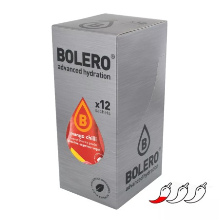 Mango Chilli - Box of 12 Sachets (12x9g) sugar-free drink - BOLERO®