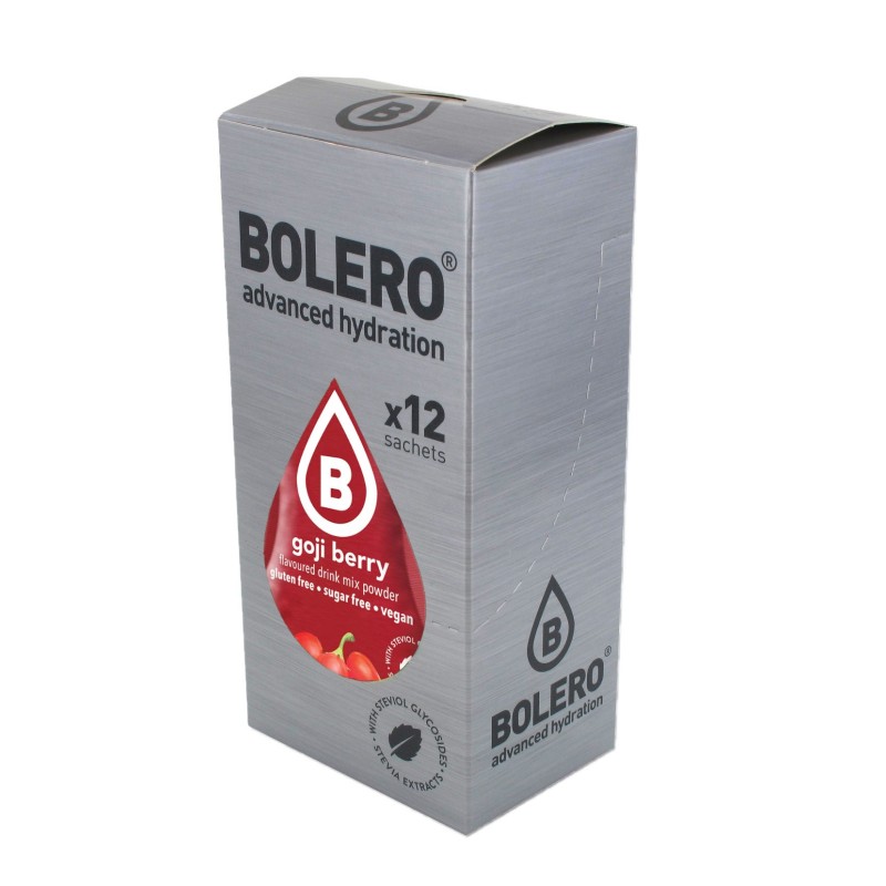Goji Berry - Box of 12 Sachets (12x3g) sugar-free drink - BOLERO® Goji Berry - Box of 12 Sachets (12x3g) sugar-free drink - BOLERO®