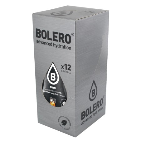 Rum - Box of 12 Sachets (12x9g) sugar-free drink - BOLERO®