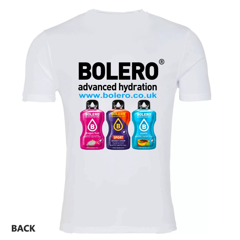 L) White Cotton T-shirt (Front & Back Printed) 2025 Limited Edition - BOLERO®