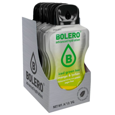 02) 10 Flavours of Iced Tea + 2 Drinks Free - 12 Sachets (12x3g) Makes 6L Iced Tea - BOLERO®