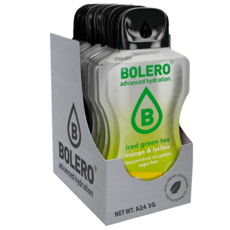 03) 13 Flavours of Iced Tea - Hydration Pack of 24 Sachets (24x3g) Makes 12L. of Sugar-Free Drink - BOLERO®