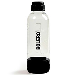 9EB) Clear Bottle for Soda Drinks with Black Accents 1000ml  - BOLERO®