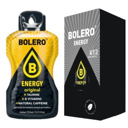 ES12) Energy Original - Box of 12 Sachets (12x7g) sugar-free energetic drink - BOLERO®