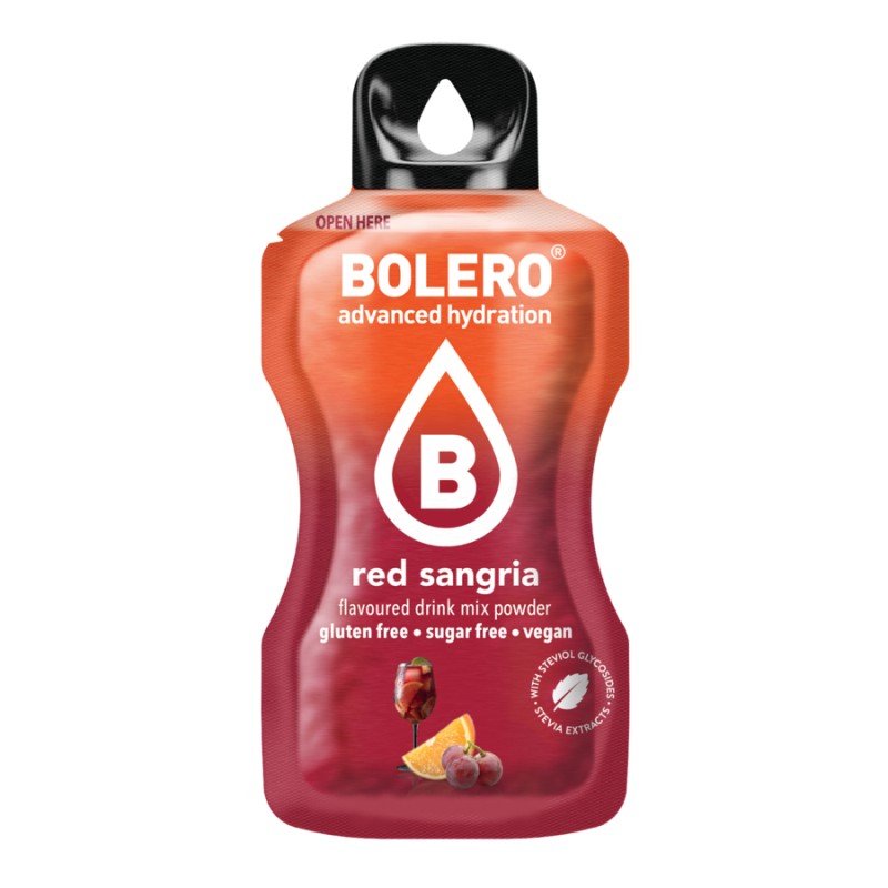 Red Sangria - 3g Sachet for 500ml of ready sugar-free drink - BOLERO®