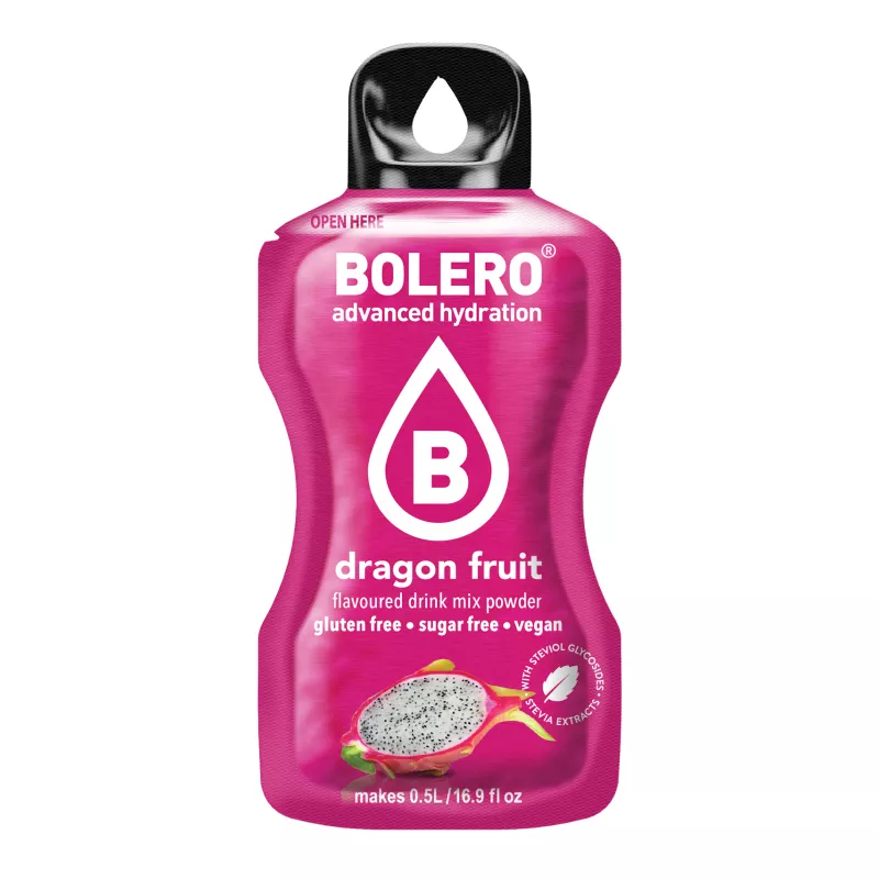 Dragon Fruit - 9g Sachet for 1500ml of ready sugar-free drink - BOLERO®