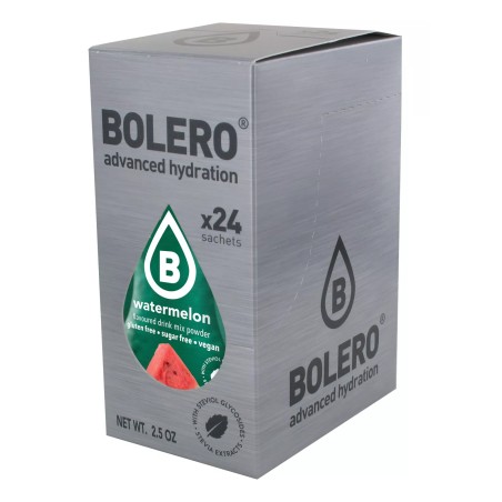 Watermelon - 24 Sachets (24x9g) makes 36L. of sugar free drink.- BOLERO®
