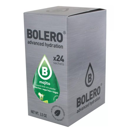 Mojito - 24 Sachets (24x9g) makes 36L. of sugar free drink.- BOLERO®