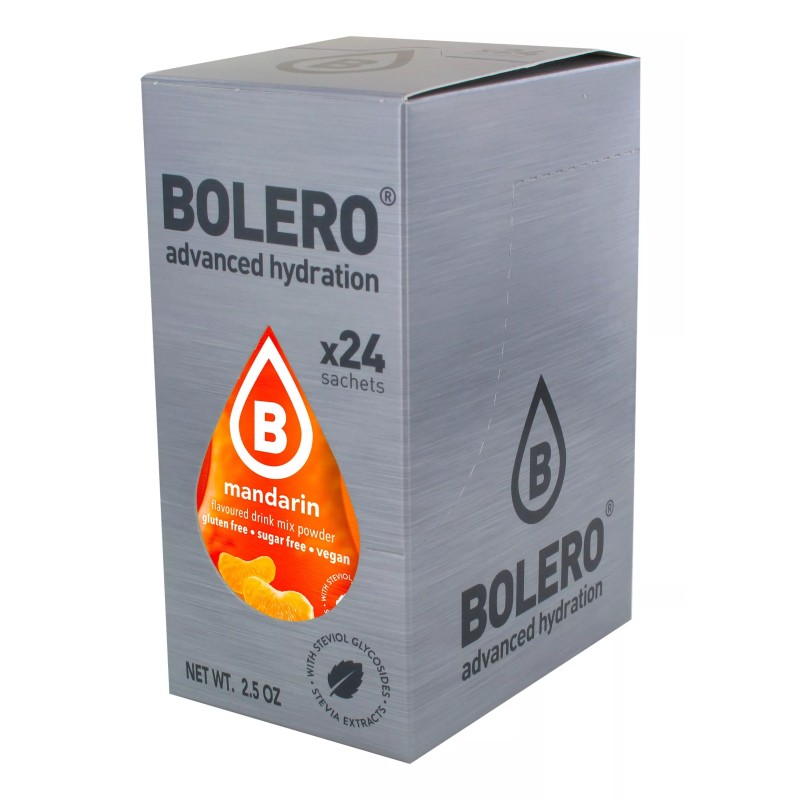 Mandarin - 24 Sachets (24x9g) makes 36L. of sugar free drink.- BOLERO®