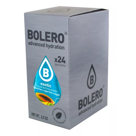 Exotic - 24 Sachets (24x9g) makes 36L. of sugar free drink.- BOLERO®