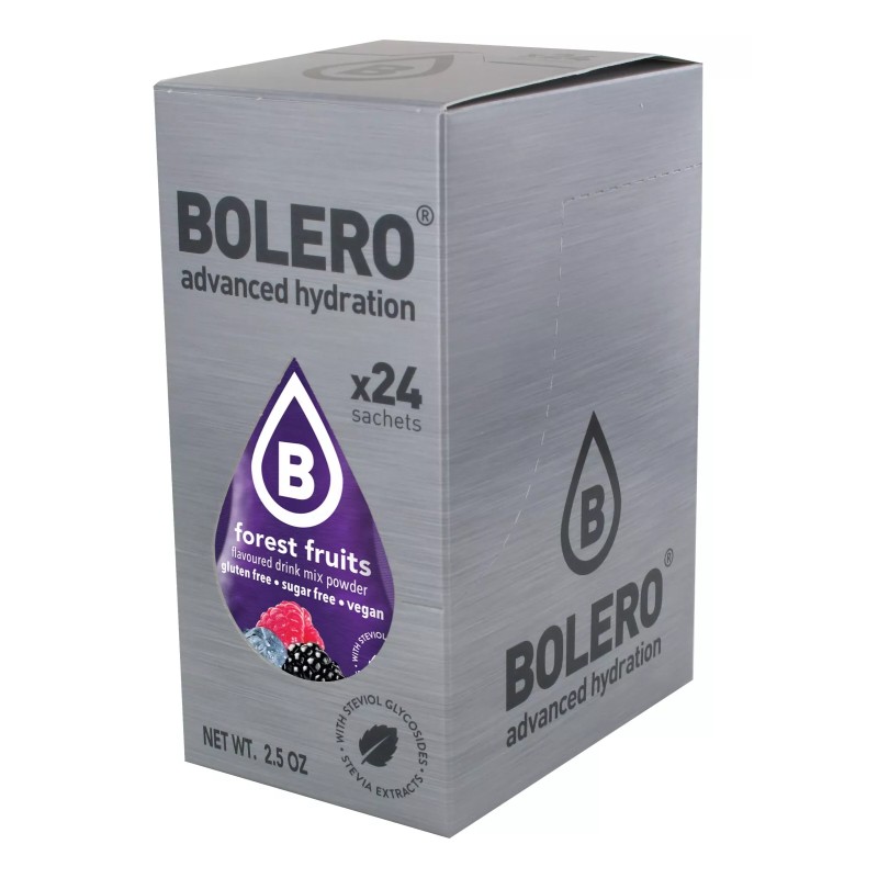Forest Fruits - 24 Sachets (24x9g) makes 36L. of sugar free drink.- BOLERO®