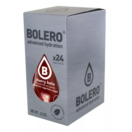 Cherry+Cola - 24 Sachets (24x9g) makes 36L. of sugar free drink.- BOLERO®
