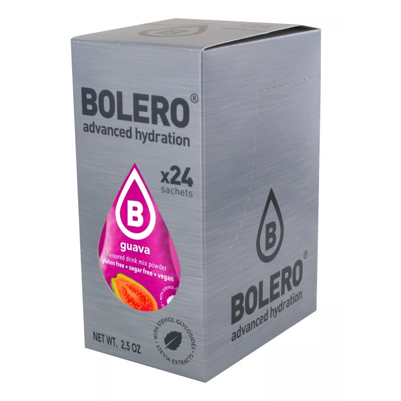 Guava - 24 Sachets (24x9g) makes 36L. of sugar free drink.- BOLERO®