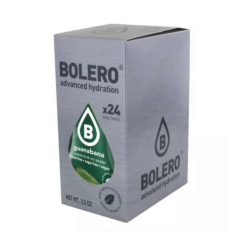 Guanabana - 24 Sachets (24x9g) makes 36L. of sugar free drink.- BOLERO®