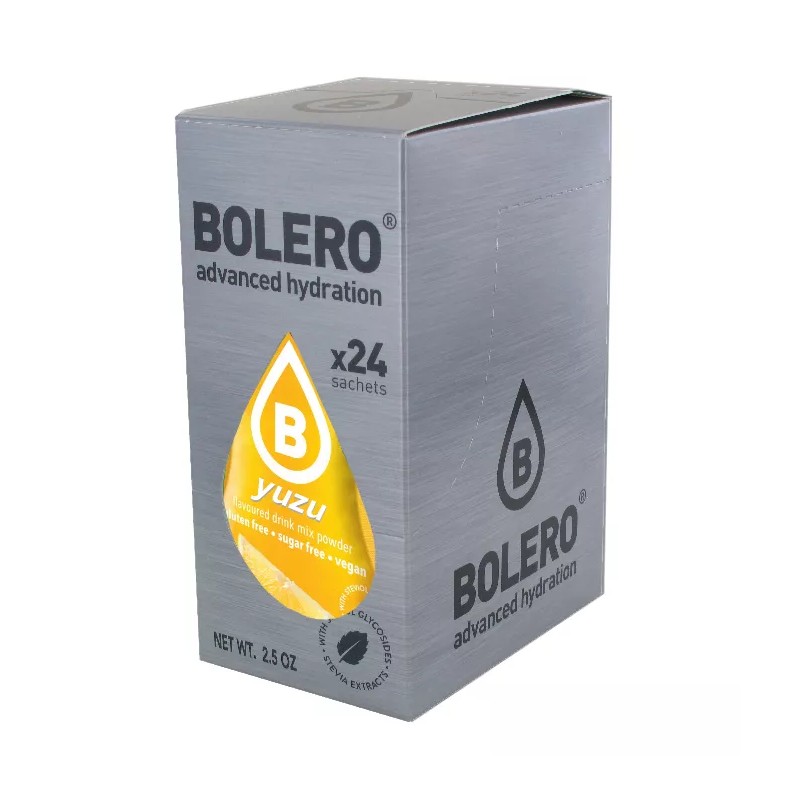 Yuzu - 24 Sachets (24x9g) makes 36L. of sugar free drink.- BOLERO®