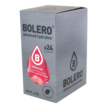 Hibiscus - 24 Sachets (24x9g) makes 36L. of sugar free drink.- BOLERO®