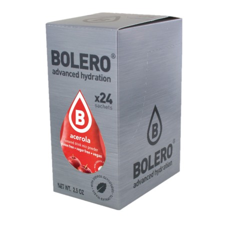 Acerola - 24 Sachets (24x9g) makes 36L. of sugar free drink.- BOLERO®