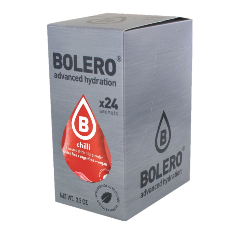 Chilli - 24 Sachets (24x9g) makes 36L. of sugar free drink.- BOLERO®