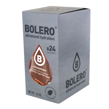 Cinnamon - 24 Sachets (24x9g) makes 36L. of sugar free drink.- BOLERO®