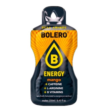 `Energy Mango - 7g Sachet makes 250ml of ready sugar-free energetic drink rich in vitamins- BOLERO®
