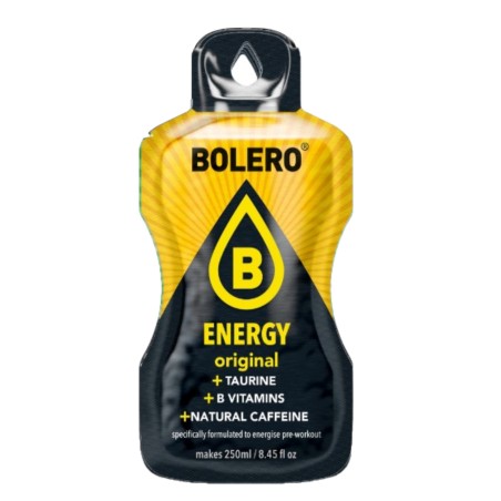 `Energy Original - 7g Sachet makes 250ml of ready sugar-free energetic drink rich in vitamins- BOLERO®