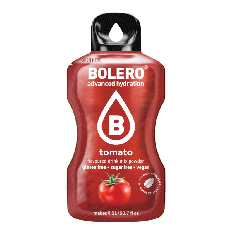 Tomato - 3g Sachet makes 500ml of ready sugar-free drink - BOLERO®