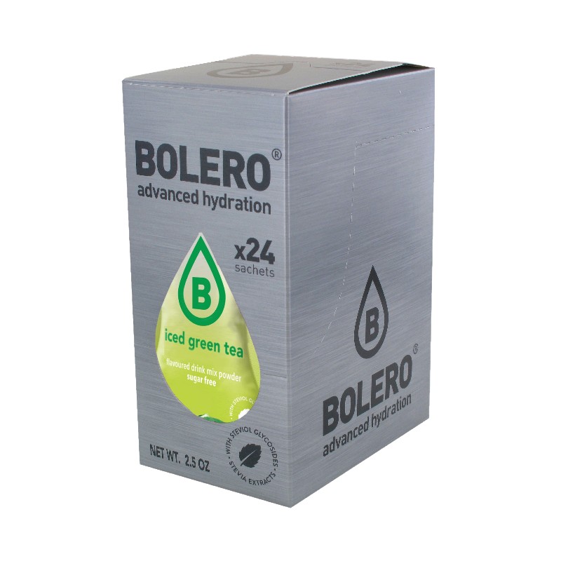Iced Green Tea Mint+Lime - 24 Sachets (24x8g) makes 36L. of sugar free drink.- BOLERO®