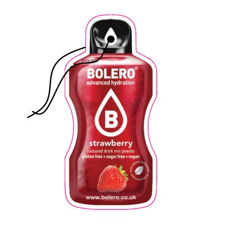 J) New Strawberry Car Fragrance - Car Air Freshener - BOLERO®