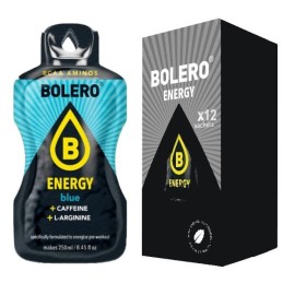 ES12) Energy Blue- Box of 12 Sachets (12x7g) sugar-free energetic drink - BOLERO®