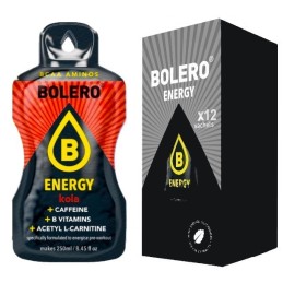 ES12) Energy Kola - Box of 12 Sachets (12x7g) sugar-free energetic drink - BOLERO®