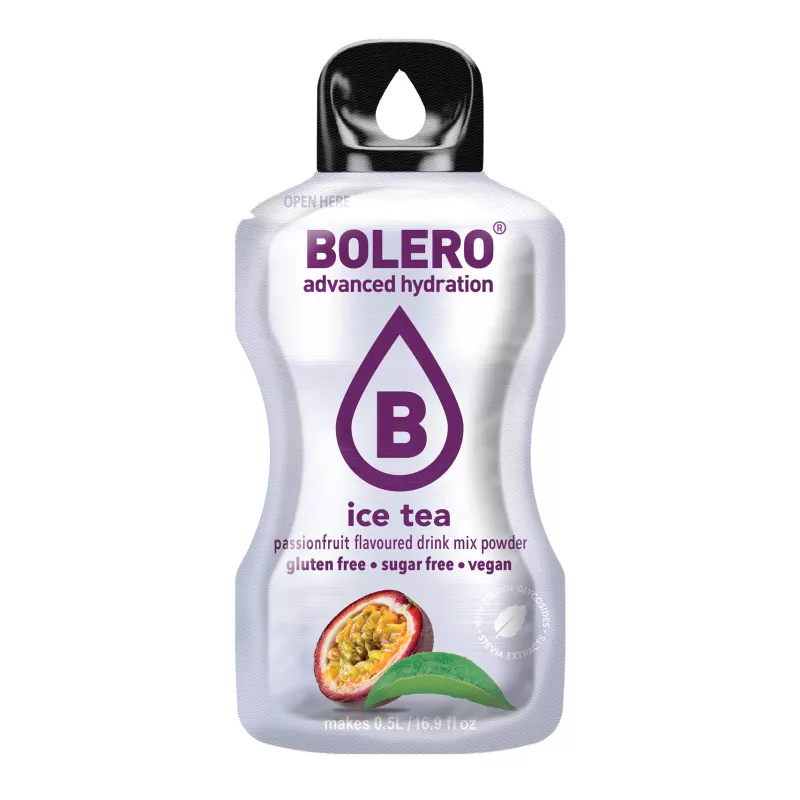 Ice Tea Passion Fruit  - 3g Sachet for 500ml of ready sugar-free drink - BOLERO®